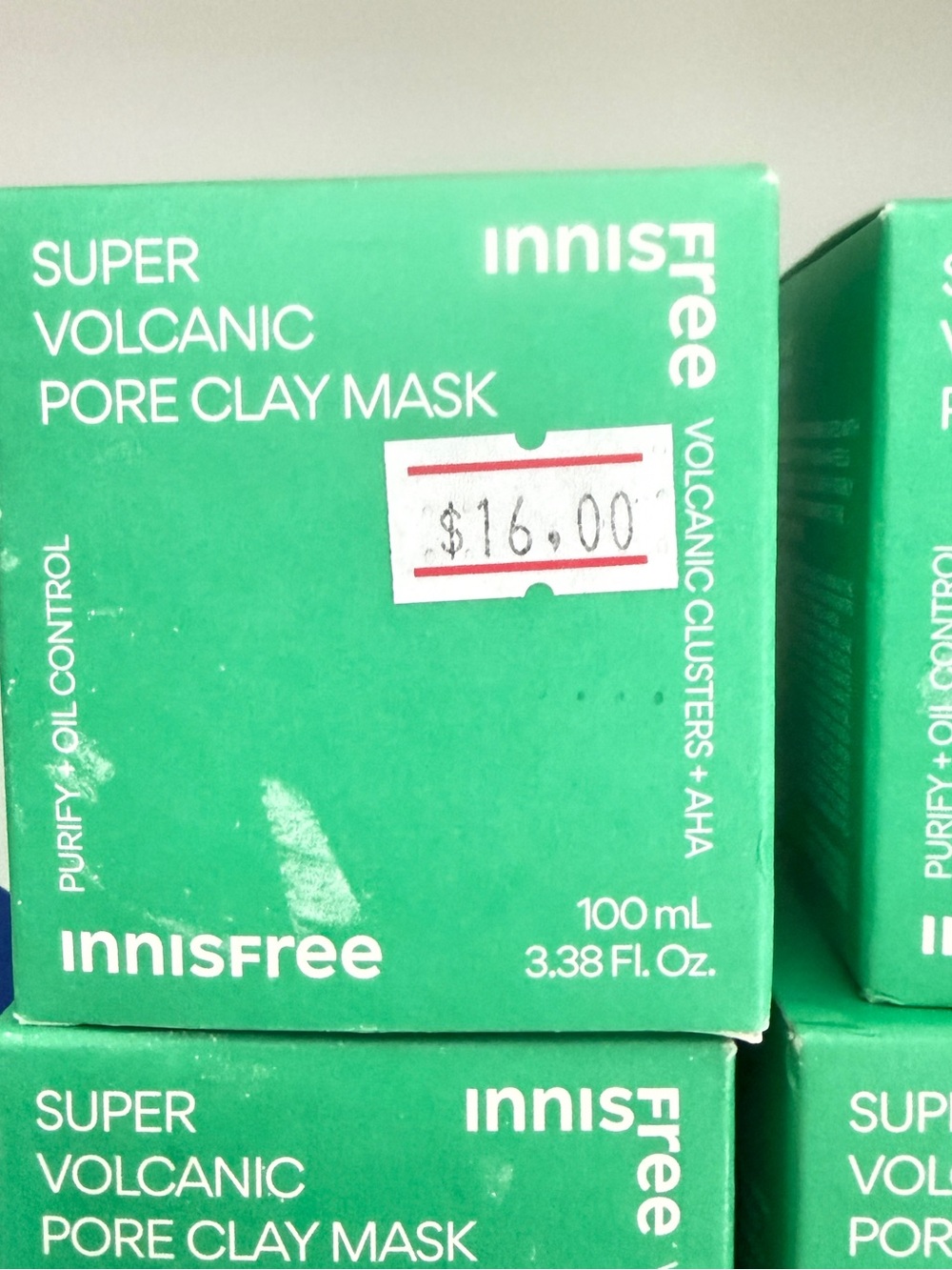 Innisfree Super Volcanic Pore Clay Mask — Green